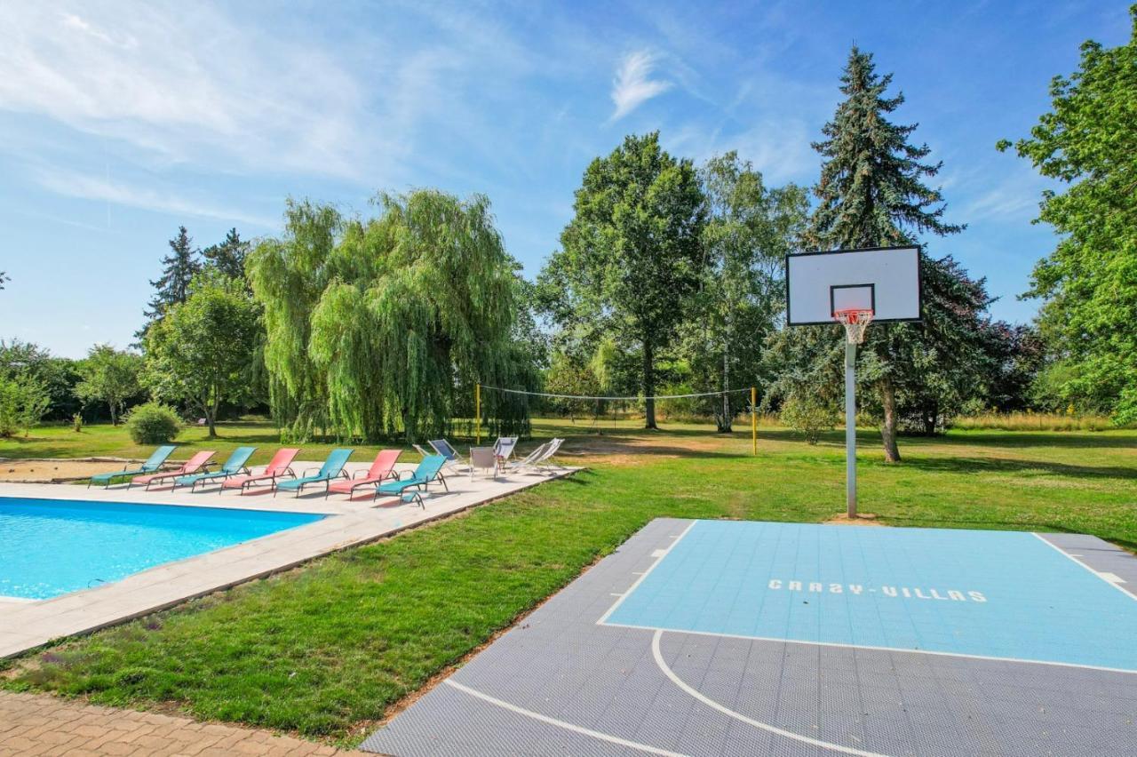 Crazy Villa Etisseaux 45 - Heated Pool - Volley Court - 1H30 Paris - 45P Saint-Maurice-sur-Aveyron Exterior photo